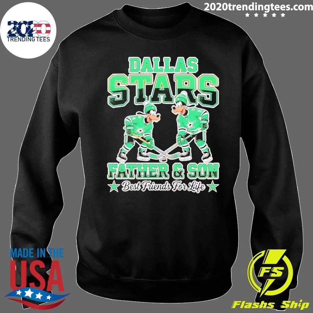 Disney Goofy Dallas Stars Father And Son Best Friends For Life Shirt
