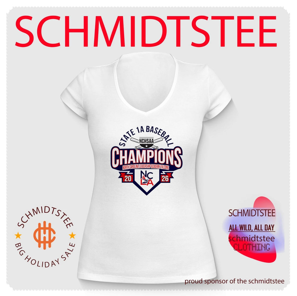 North Carolina Leadership Academy Falcons 2026 NCHSAA State 1A Baseball Champions shirt