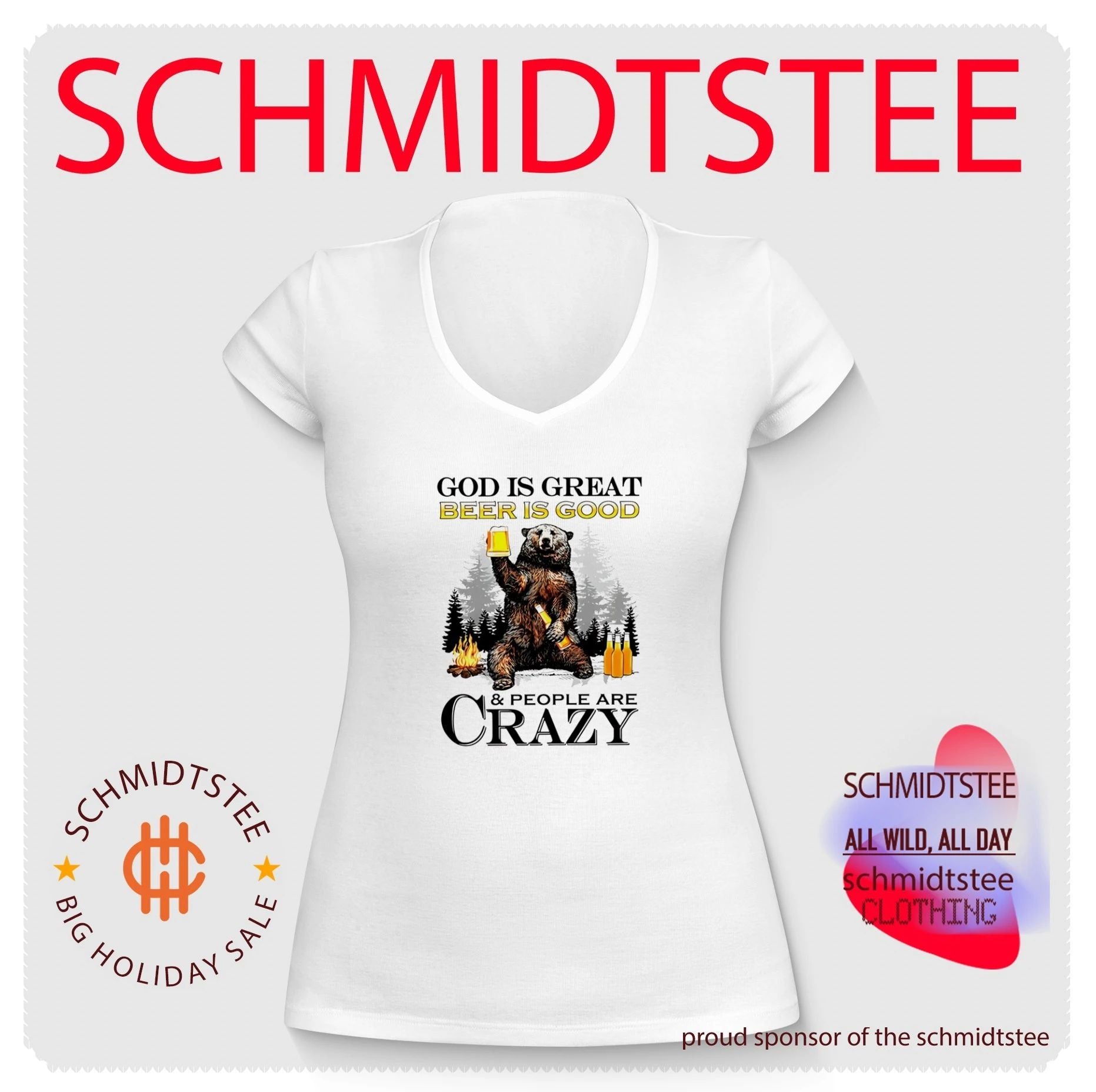 God is great Michelob Ultra is good and people are crazy shirt