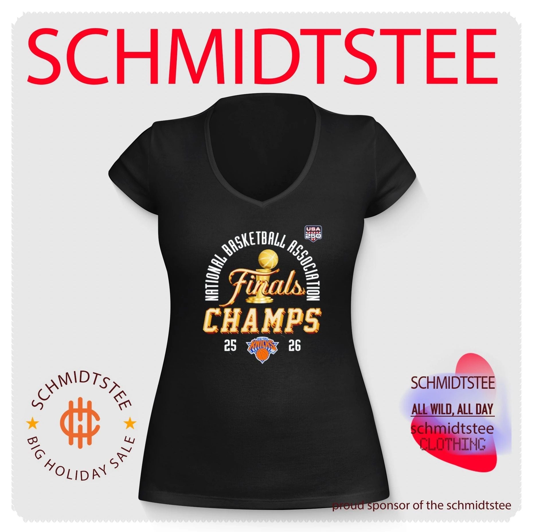 New York Knicks 2026 World Champions USA 250 shirt