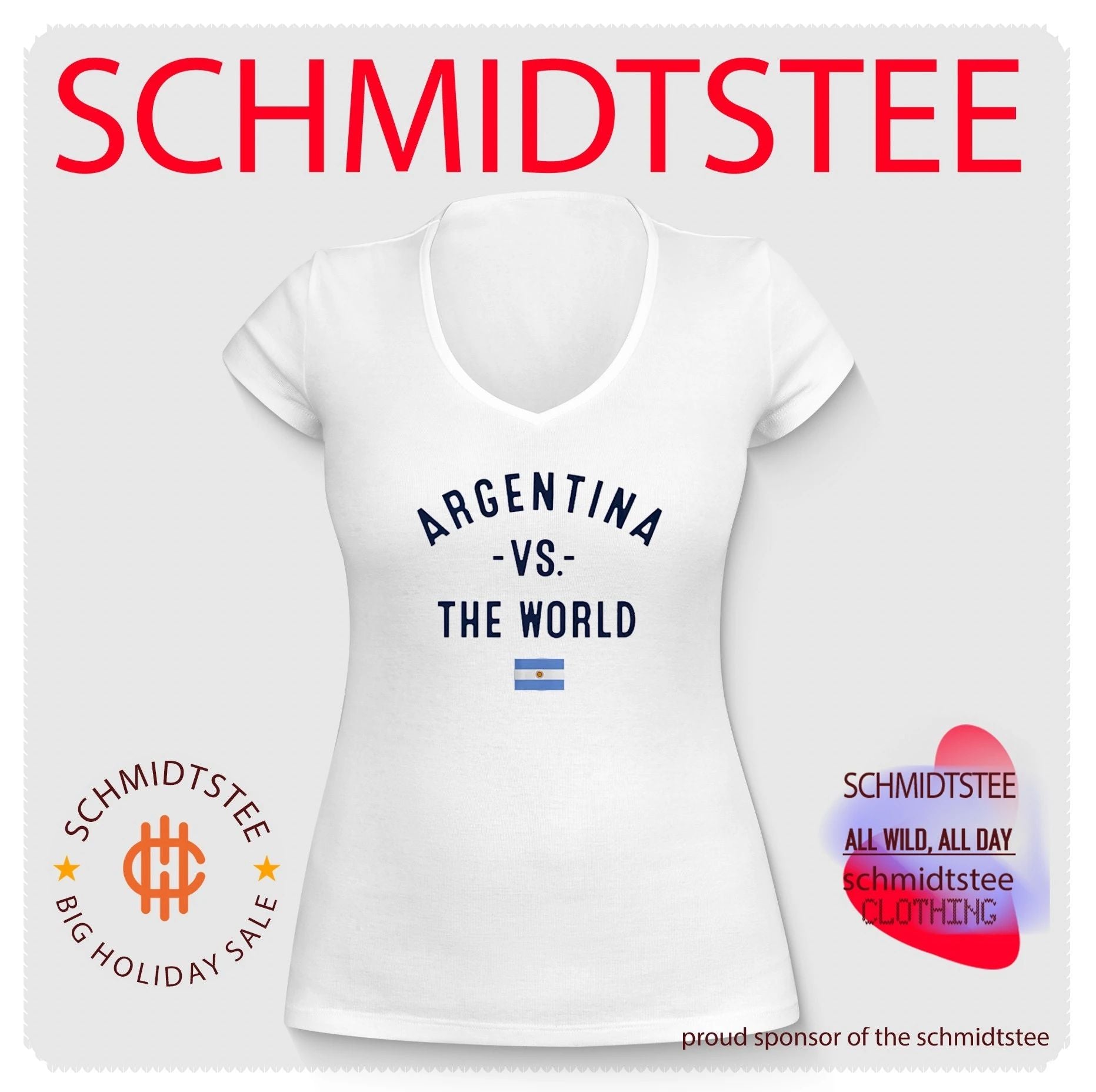 Argentina vs The World 2026 flag shirt