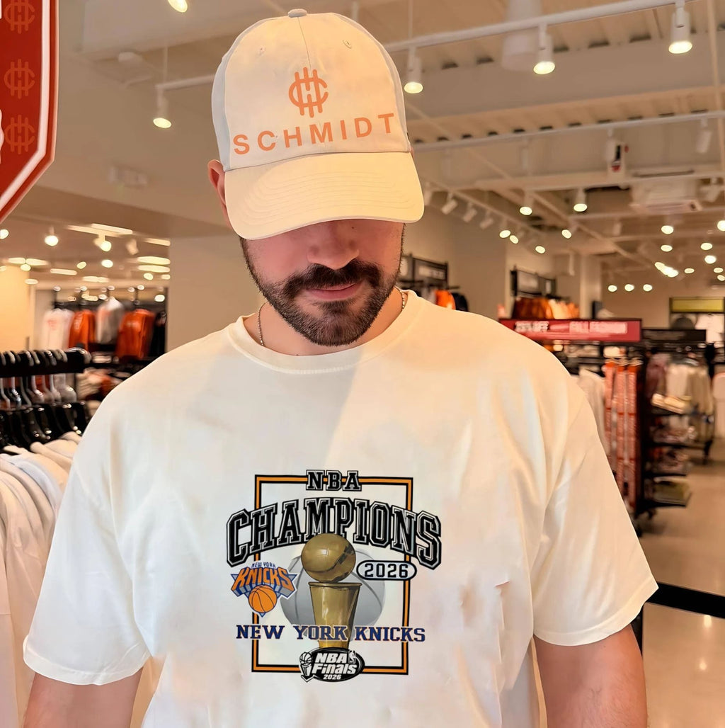 New York Knicks NBA Finals Champions 2026 Graphic trophy shirt