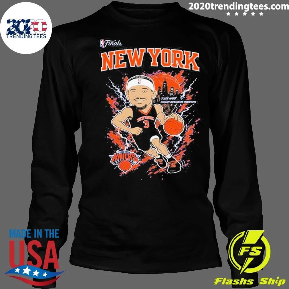 Josh Hart New York Knicks Outerstuff Youth 2026 NBA Finals Player Shirt