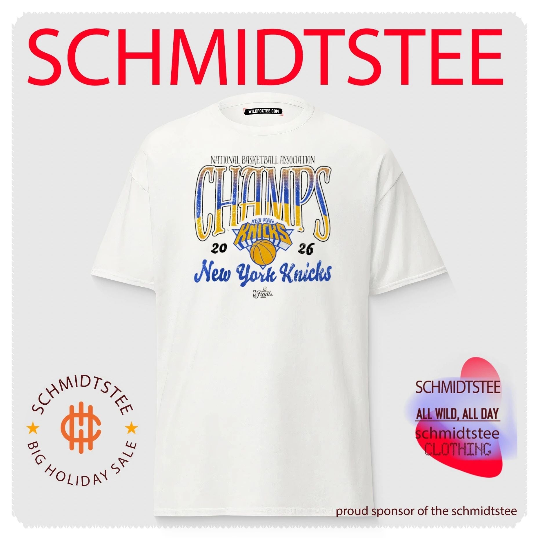New York Knicks 2026 NBA Finals Champions Sky High shirt
