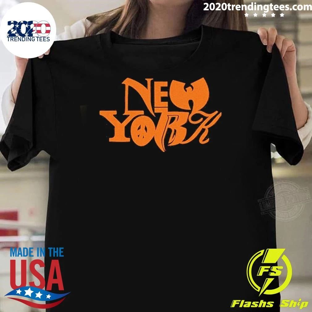 New York Knicks X Wu-tang Clan Mashup Logo Shirt