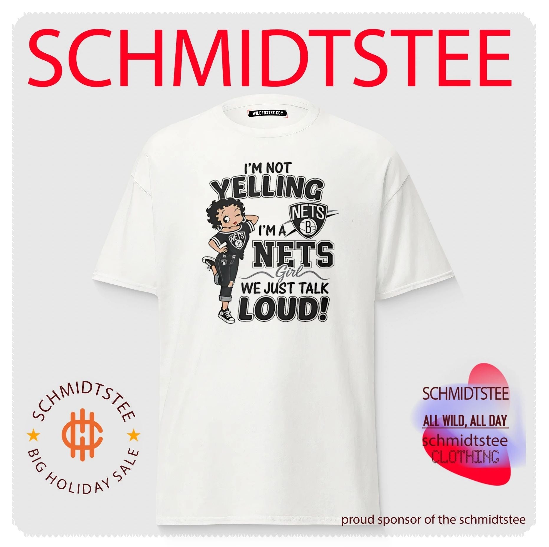 I’m not yelling I’m a Brooklyn Nets girl we just talk loud shirt