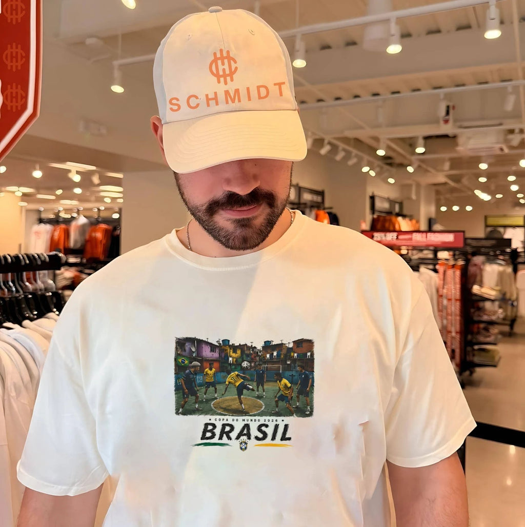 Brasil Copa do Mundo 2026 soccer player illustrated shirt