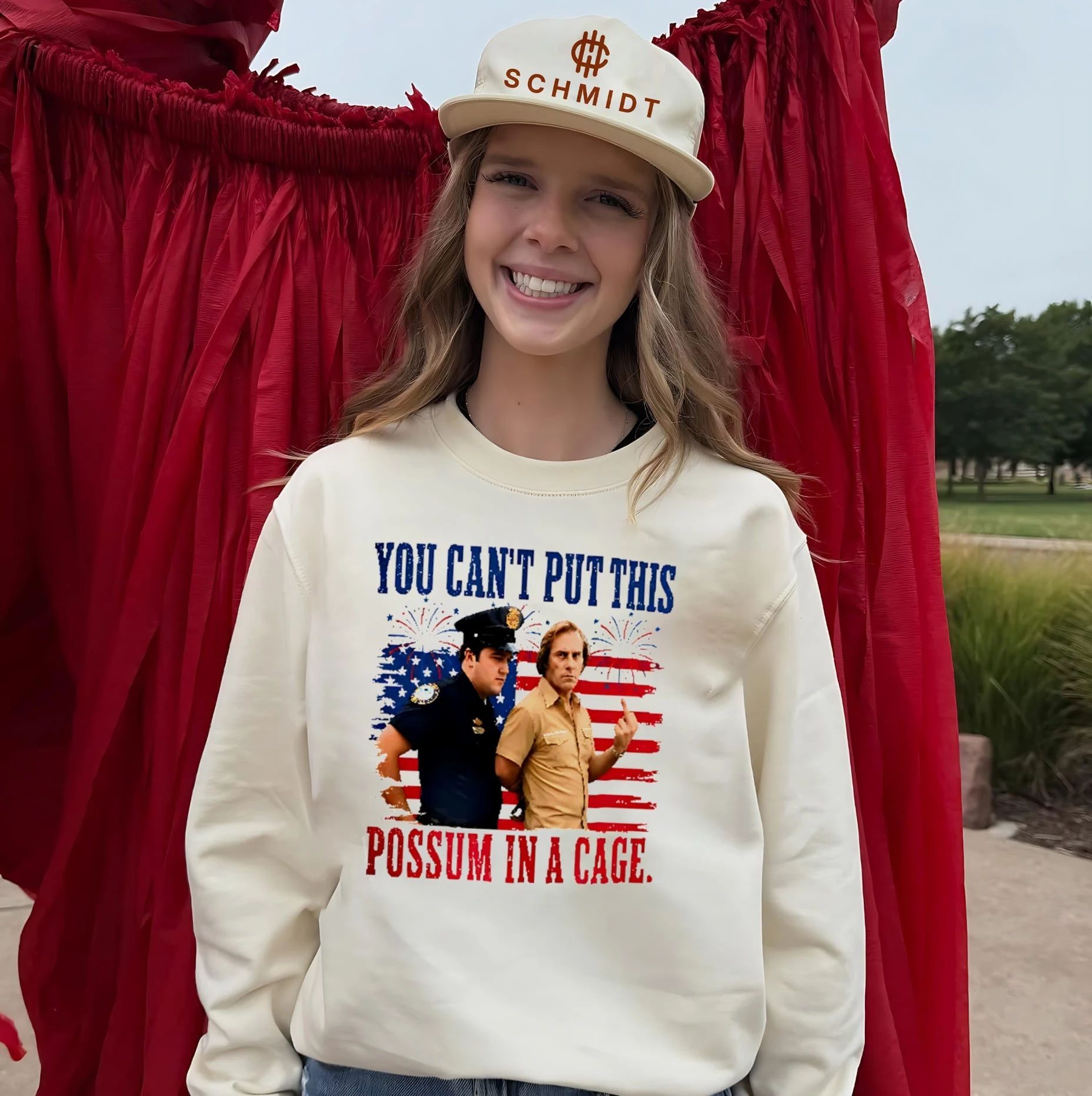 You Can’t Put This Possum In A Cage George Jones 4th of July shirt