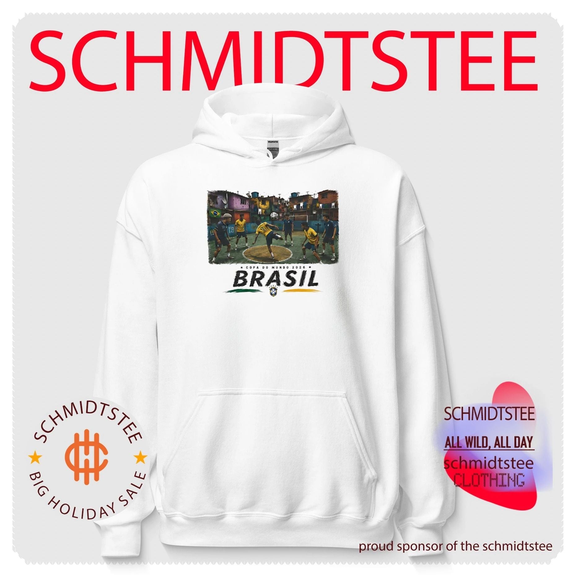 Brasil Copa do Mundo 2026 soccer player illustrated shirt