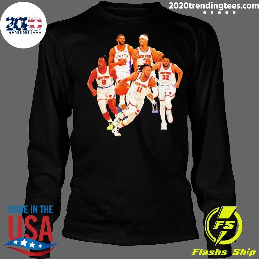 Karl-Anthony Towns Josh Hart Jalen Brunson New York Knicks Basketball Players NBA Vintage Shirt