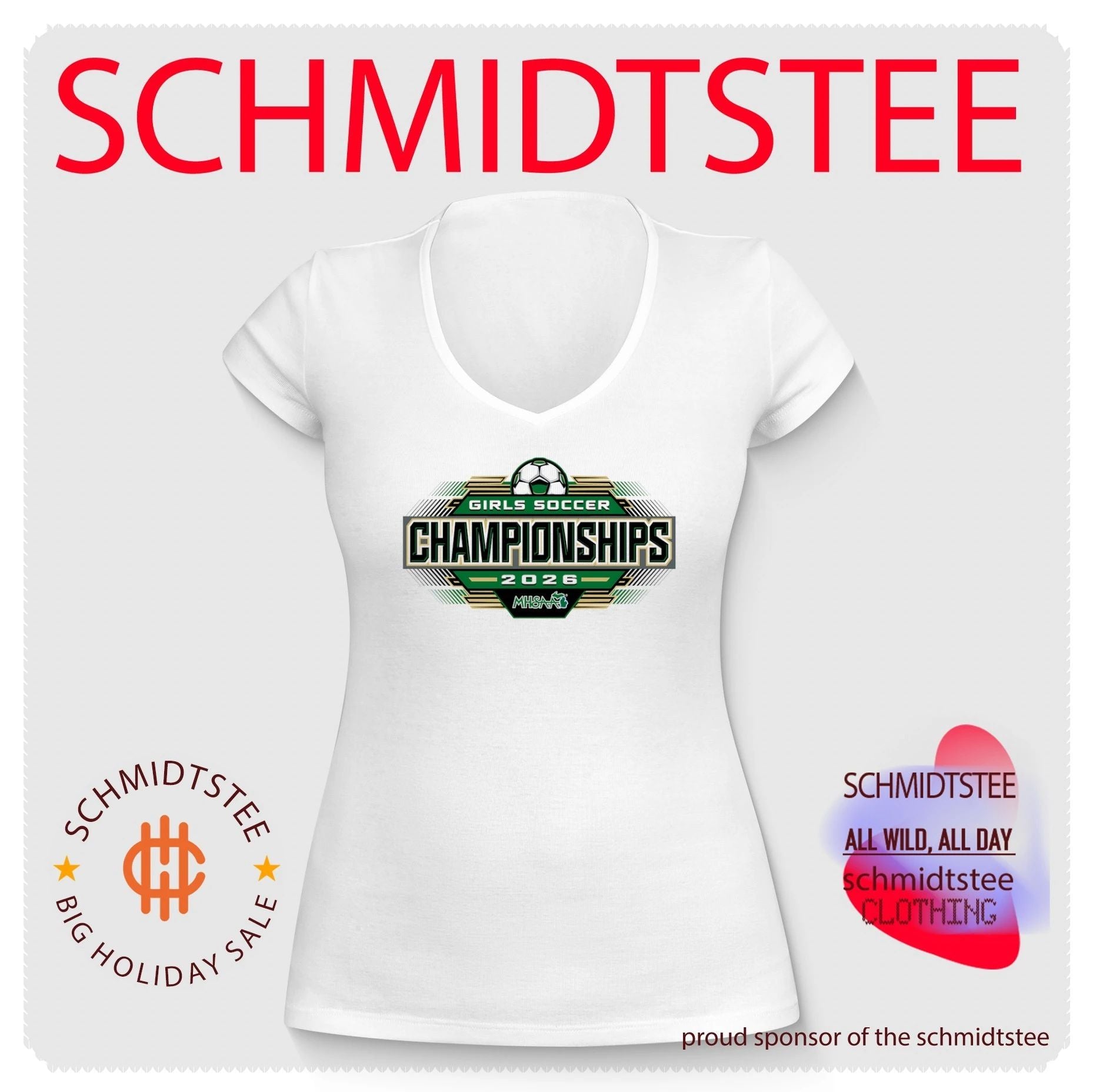 2026 MHSAA Girls Soccer Championships logo shirt