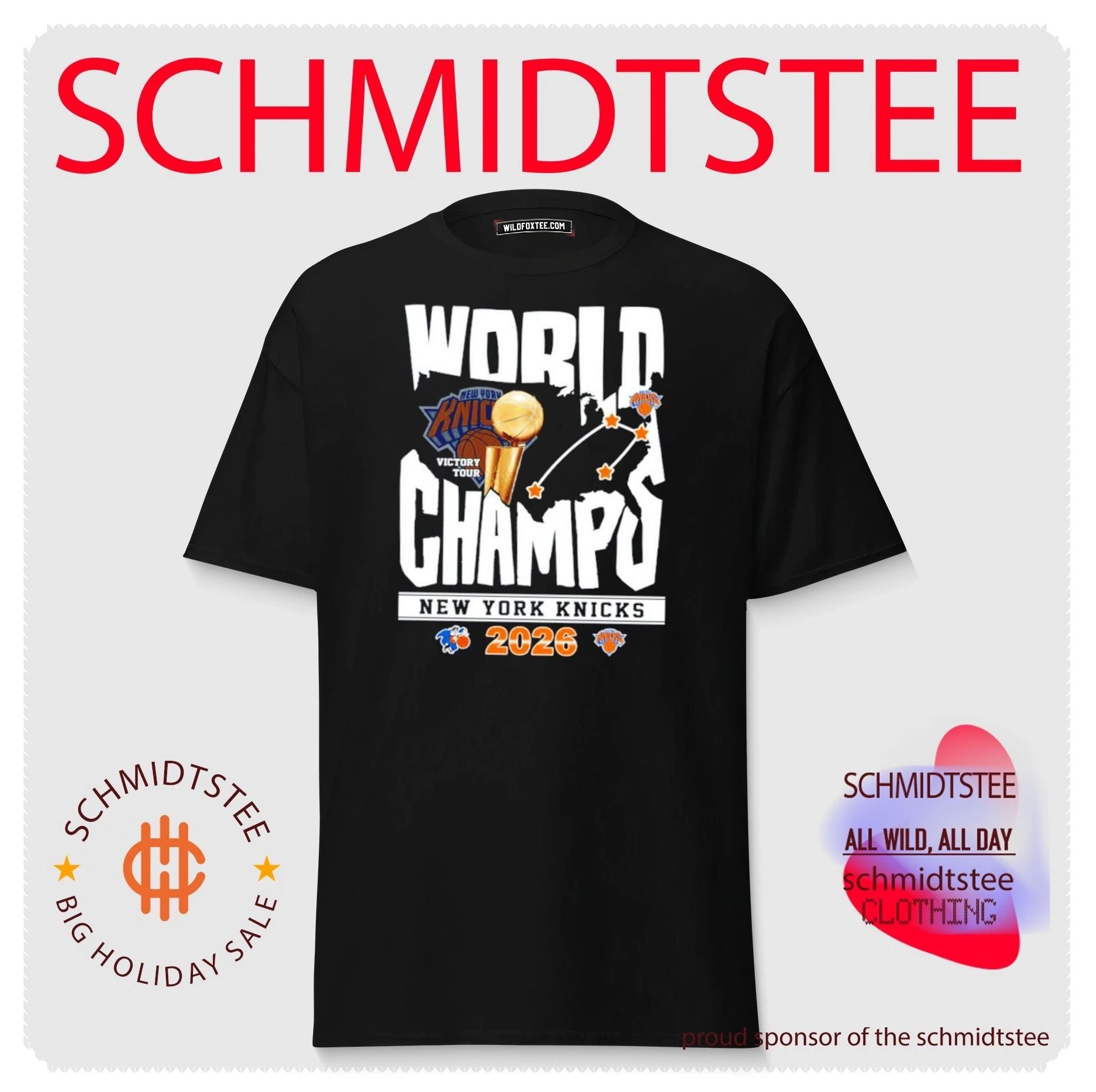 New York Knicks 2026 World Champions State Victory Tour shirt