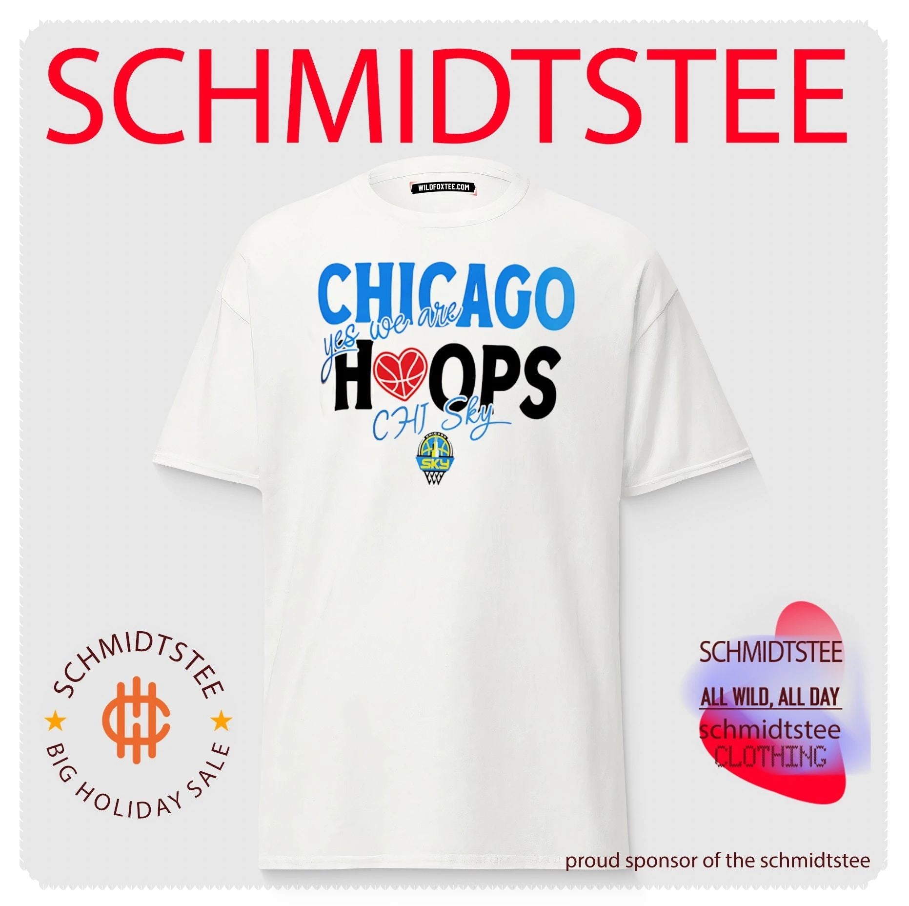 Chicago Sky Hoops yes we are Chi Sky shirt