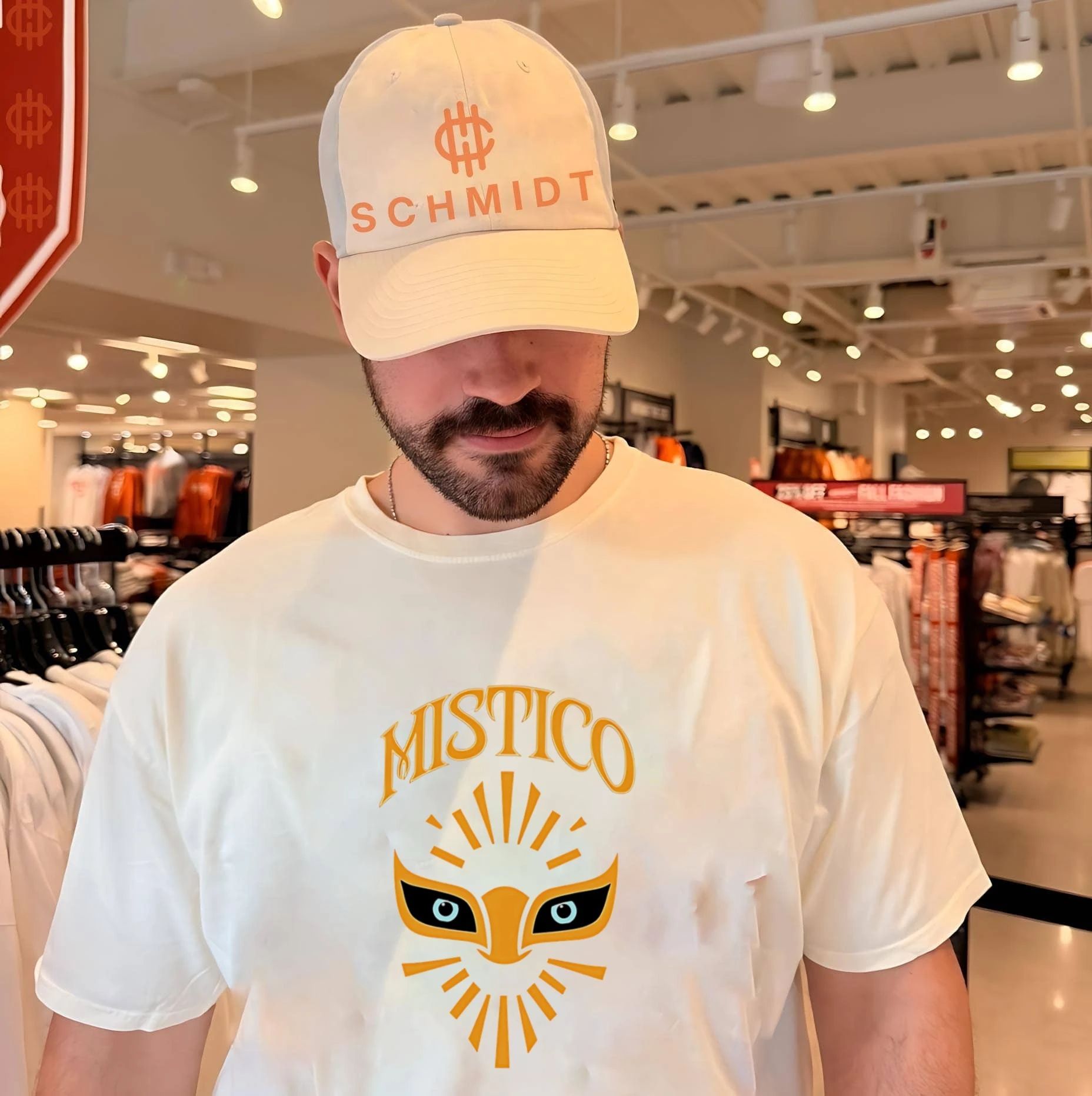 Mistico Legendary Mask graphic shirt