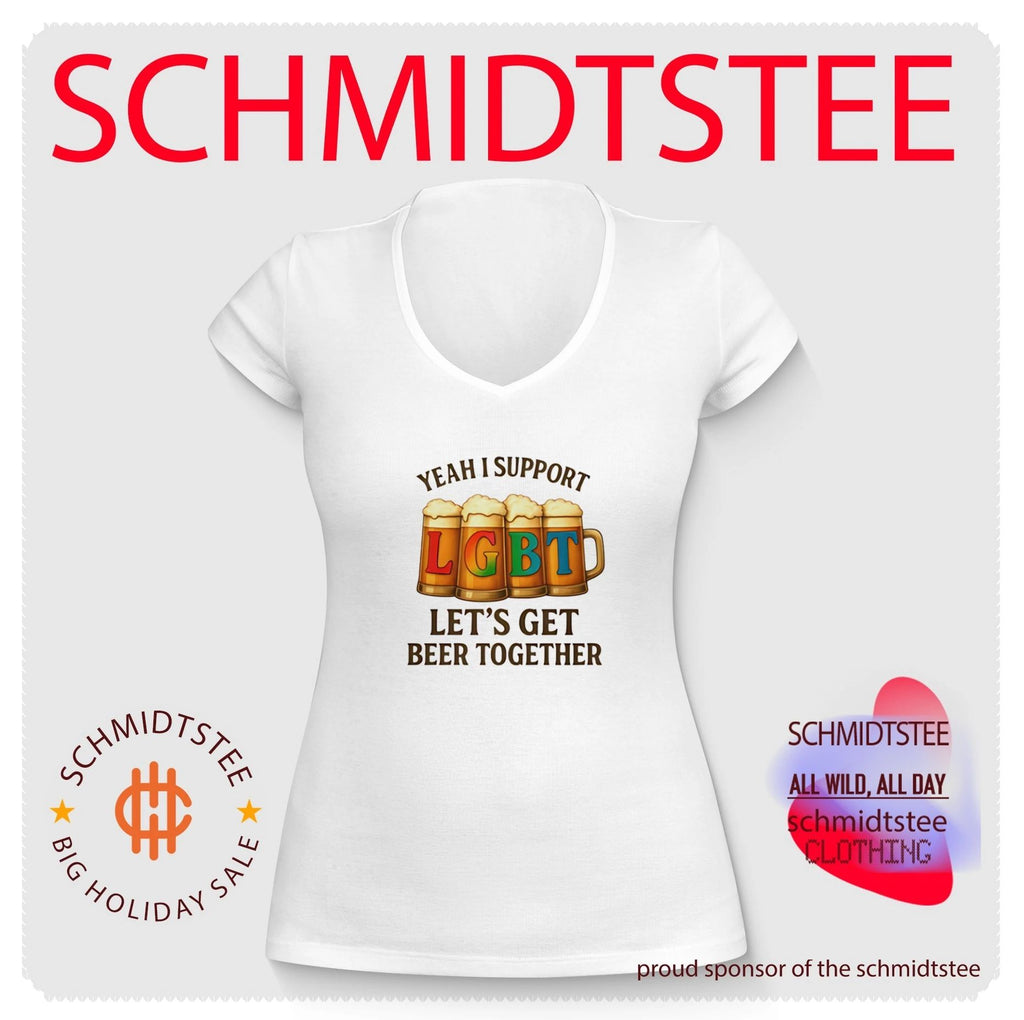 Yeah I support let’s get beer together LGBT shirt