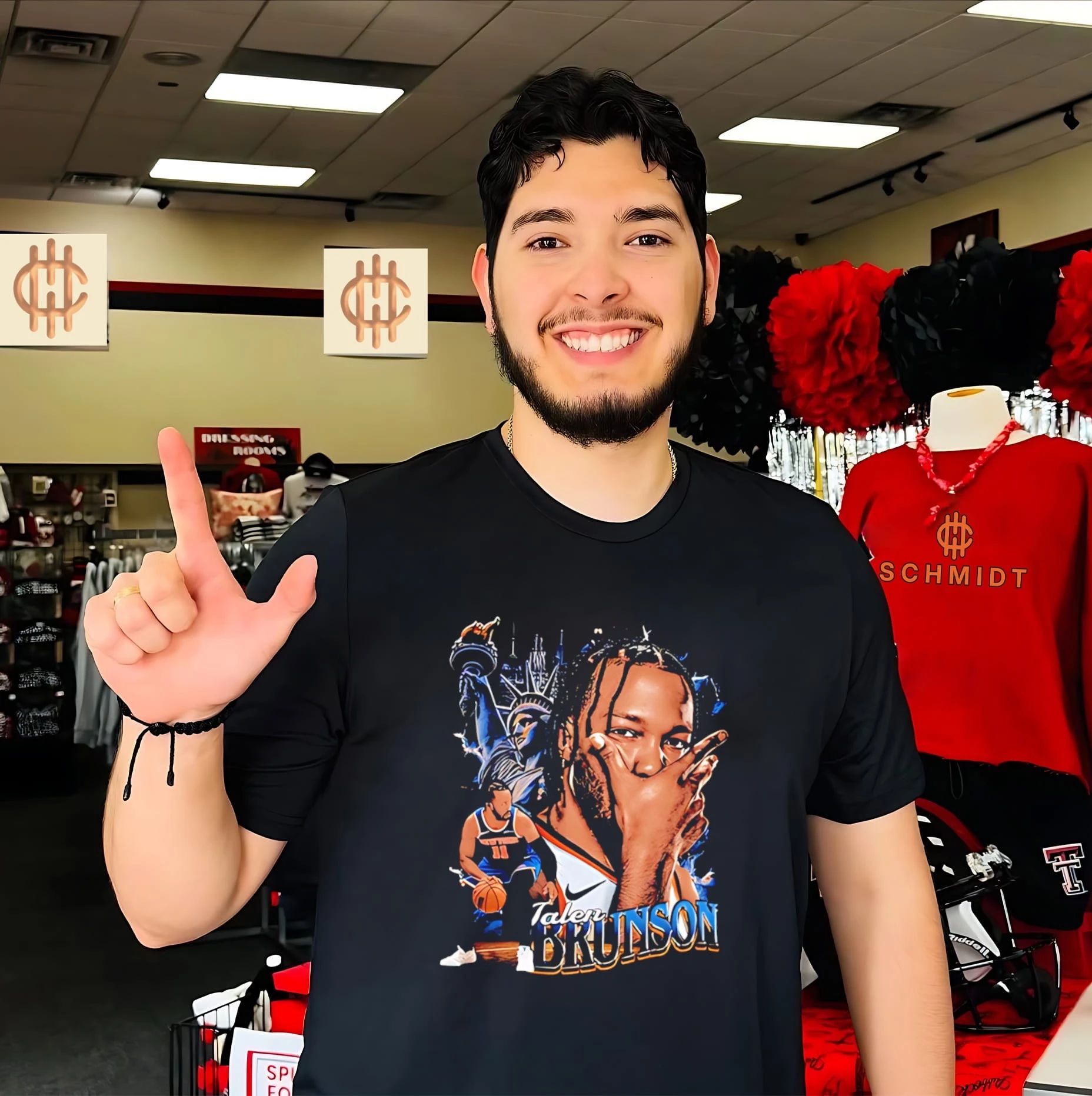 New York Knicks Jalen Brunson portrait illustration vintage shirt