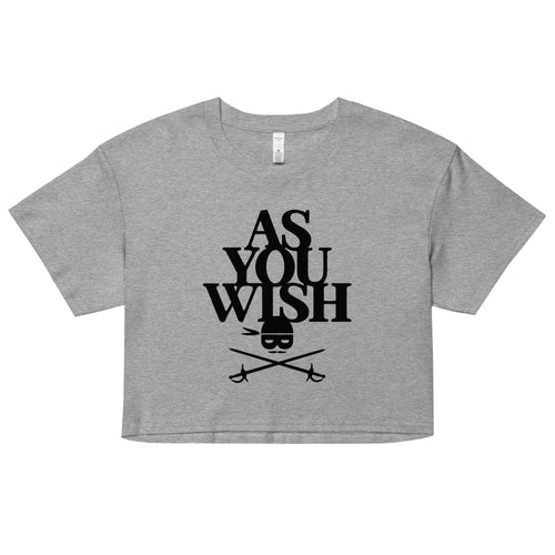 As You Wish Women's Crop Tee