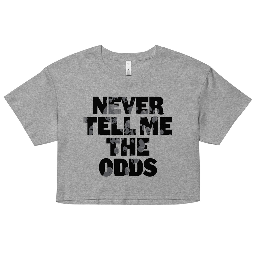 Never Tell Me The Odds Women's Crop Tee