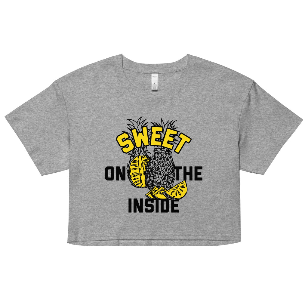 Sweet On The Inside Women's Crop Tee