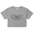 Choose Wisely Women's Crop Tee