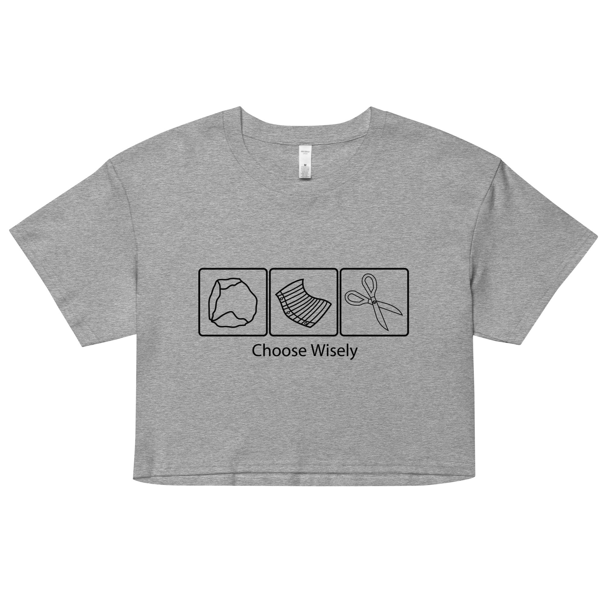 Choose Wisely Women's Crop Tee