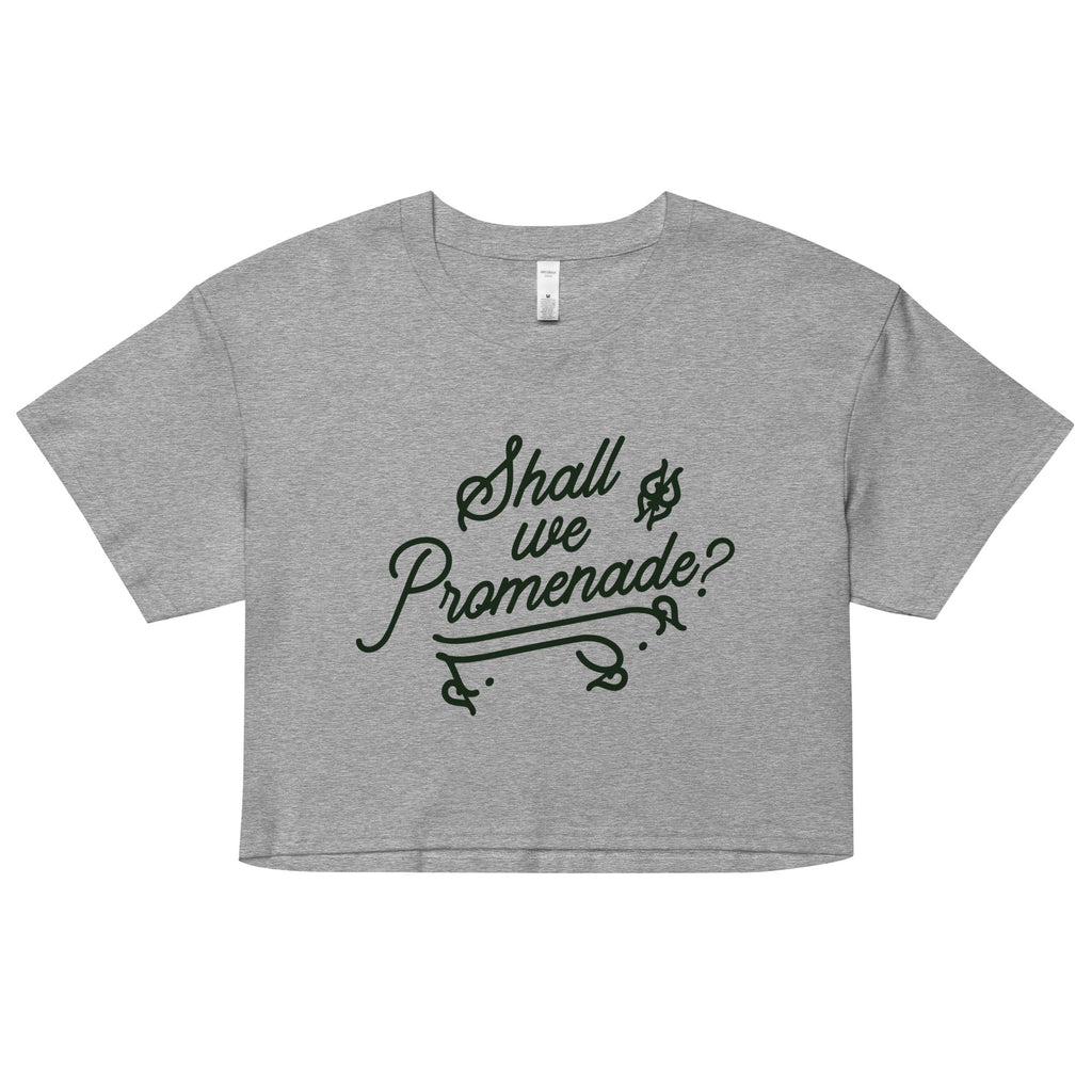 Shall We Promenade? Women's Crop Tee