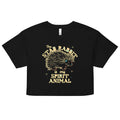 The Stab Rabbit Is My Spirit Animal Women's Crop Tee