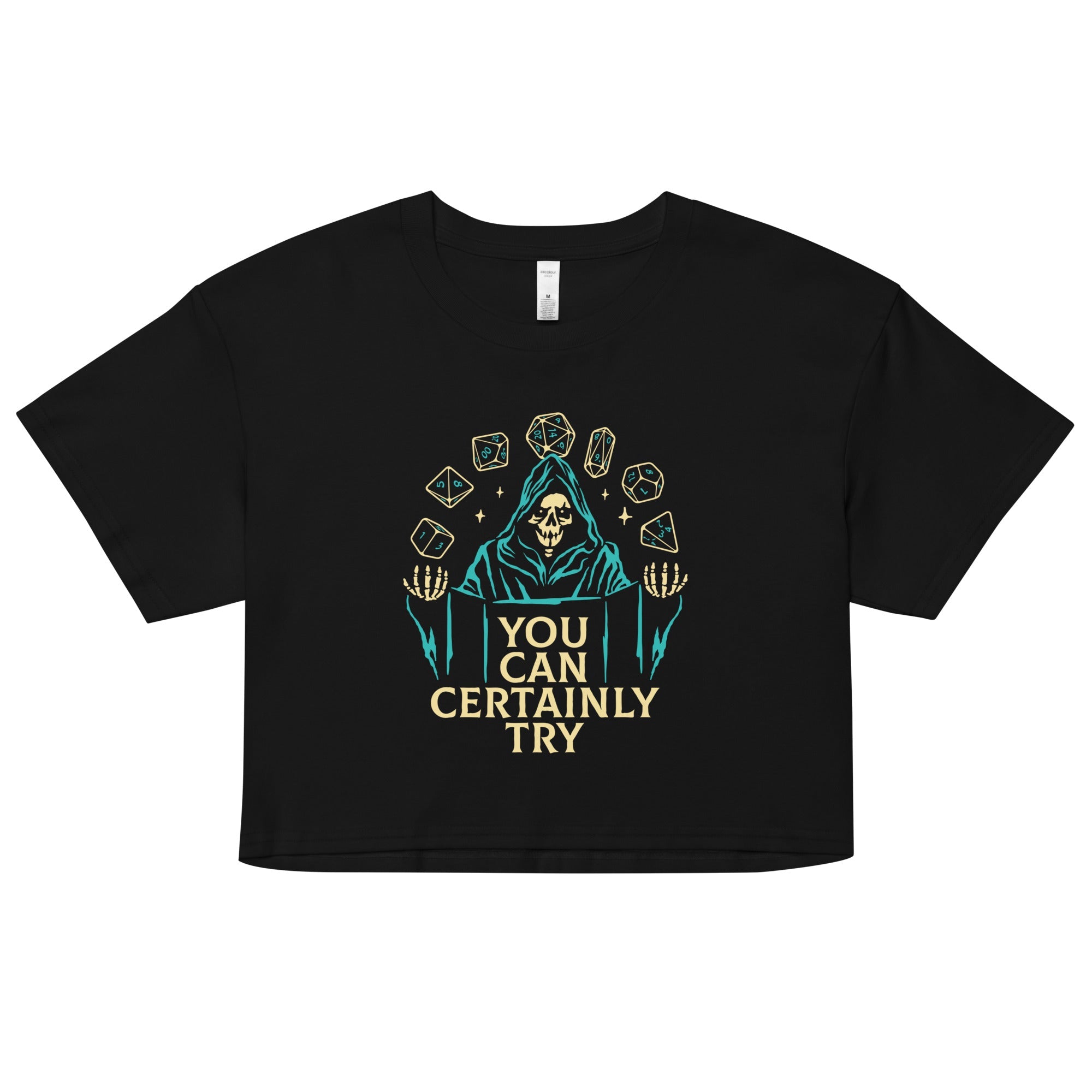 You Can Certainly Try Women's Crop Tee