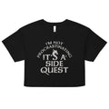 I'm Not Procrastinating, It's A Side Quest Women's Crop Tee