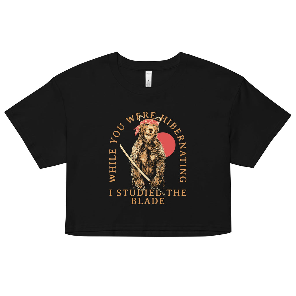 I Studied The Blade Women's Crop Tee