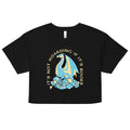 It's Not Hoarding If It's Books Women's Crop Tee