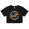 Antisocial Butterfly Women's Crop Tee