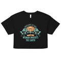 Woman Inherits The Earth Women's Crop Tee