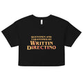 Writtin Directino Women's Crop Tee
