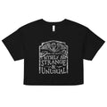 I Myself Am Strange And Unusual Women's Crop Tee