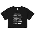 Common Types Of Swords Women's Crop Tee
