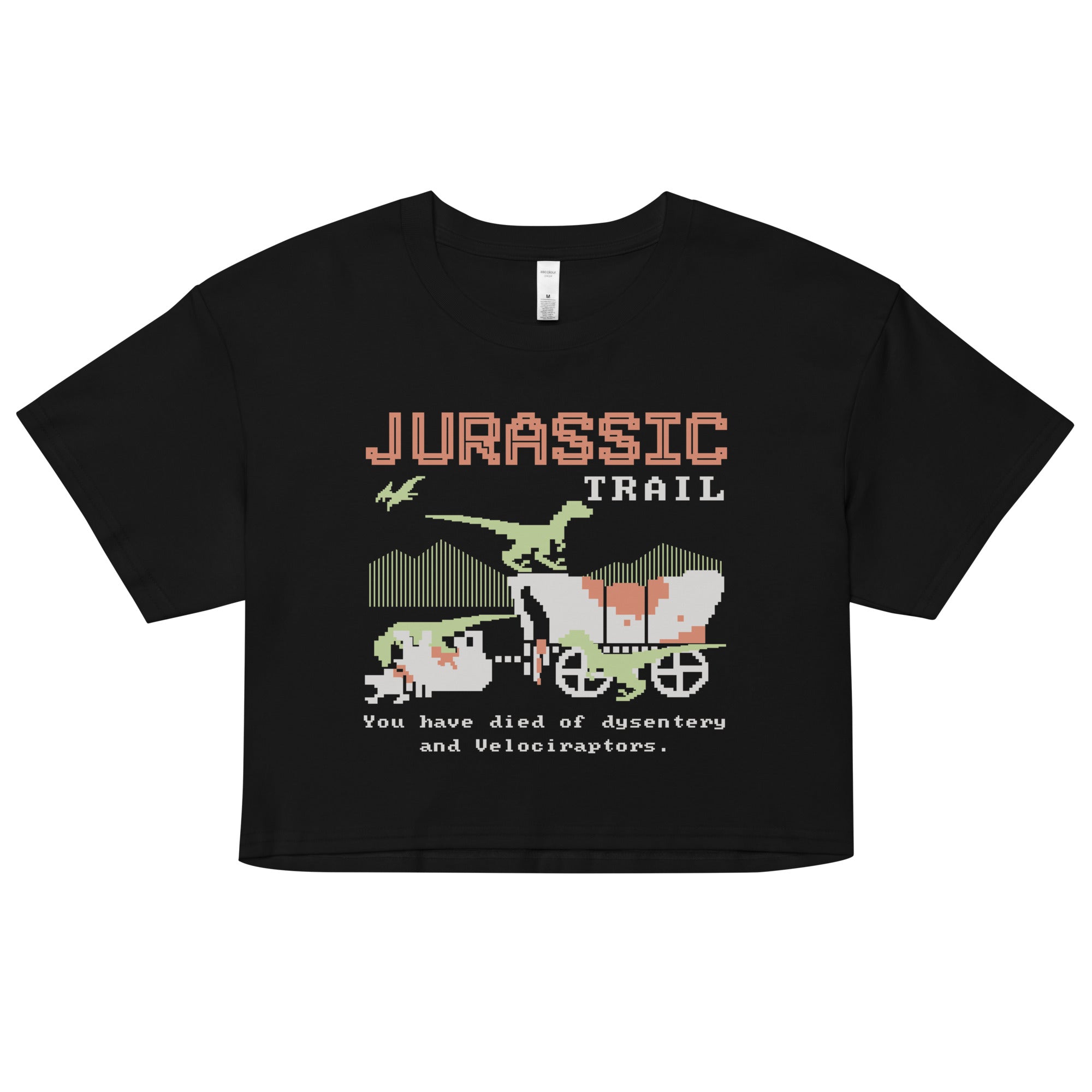Jurassic Trail Women's Crop Tee