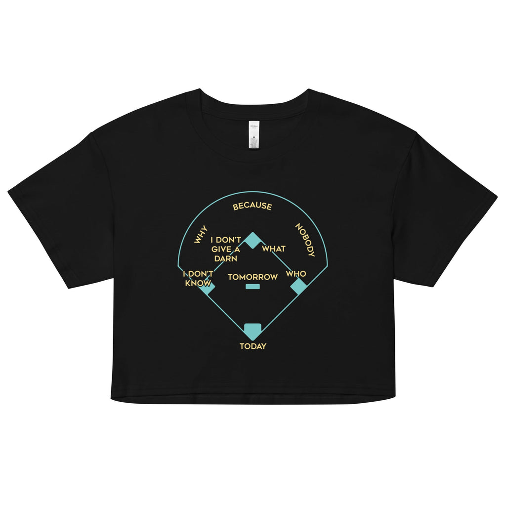 Baseball Positions Women's Crop Tee