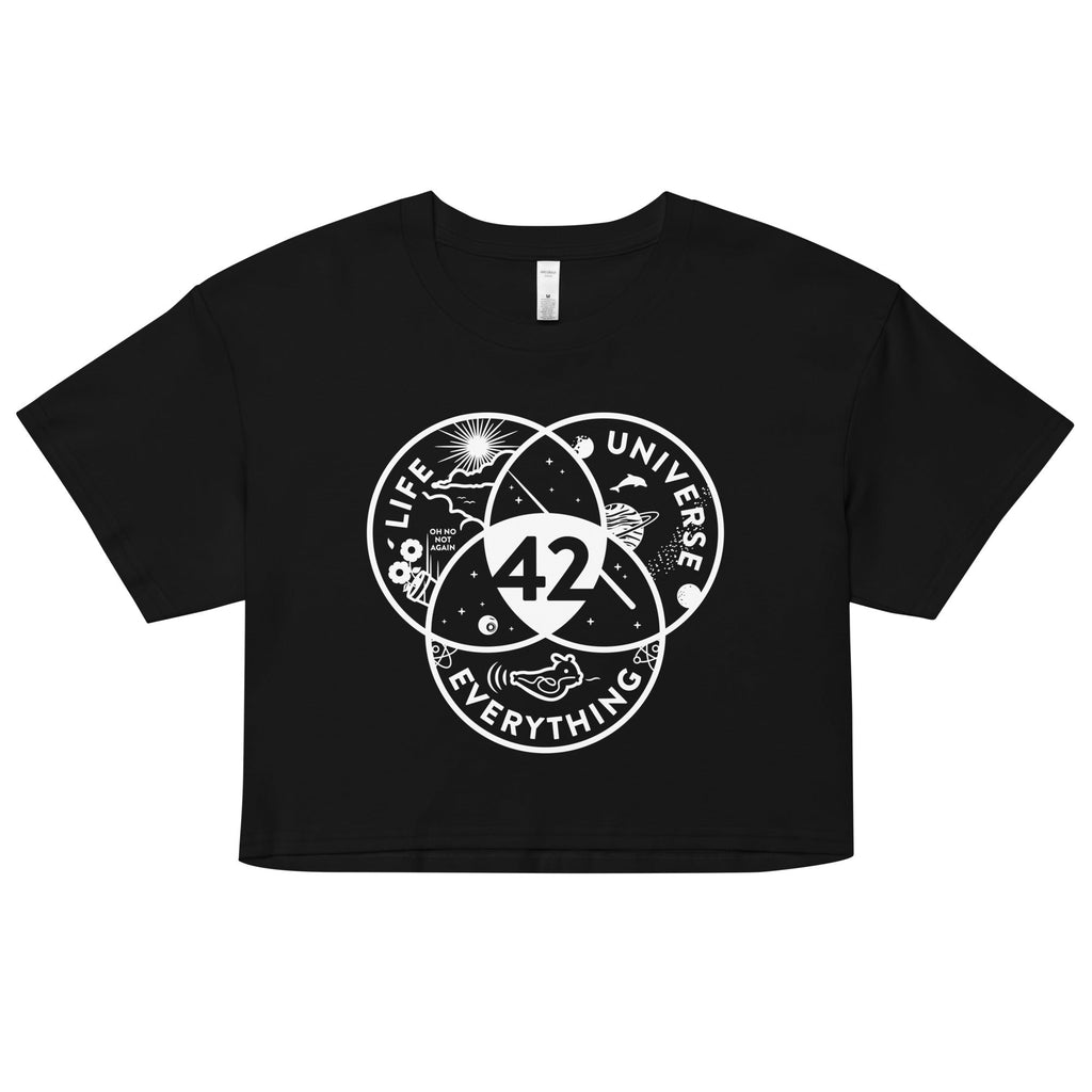 Life, Universe, Everything Women's Crop Tee