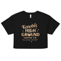 Kenobi's High Ground Coffee Co Women's Crop Tee