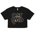 Cat Dad Women's Crop Tee