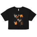 Chickens In Space Women's Crop Tee