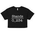 No 1 Under Stands Women's Crop Tee