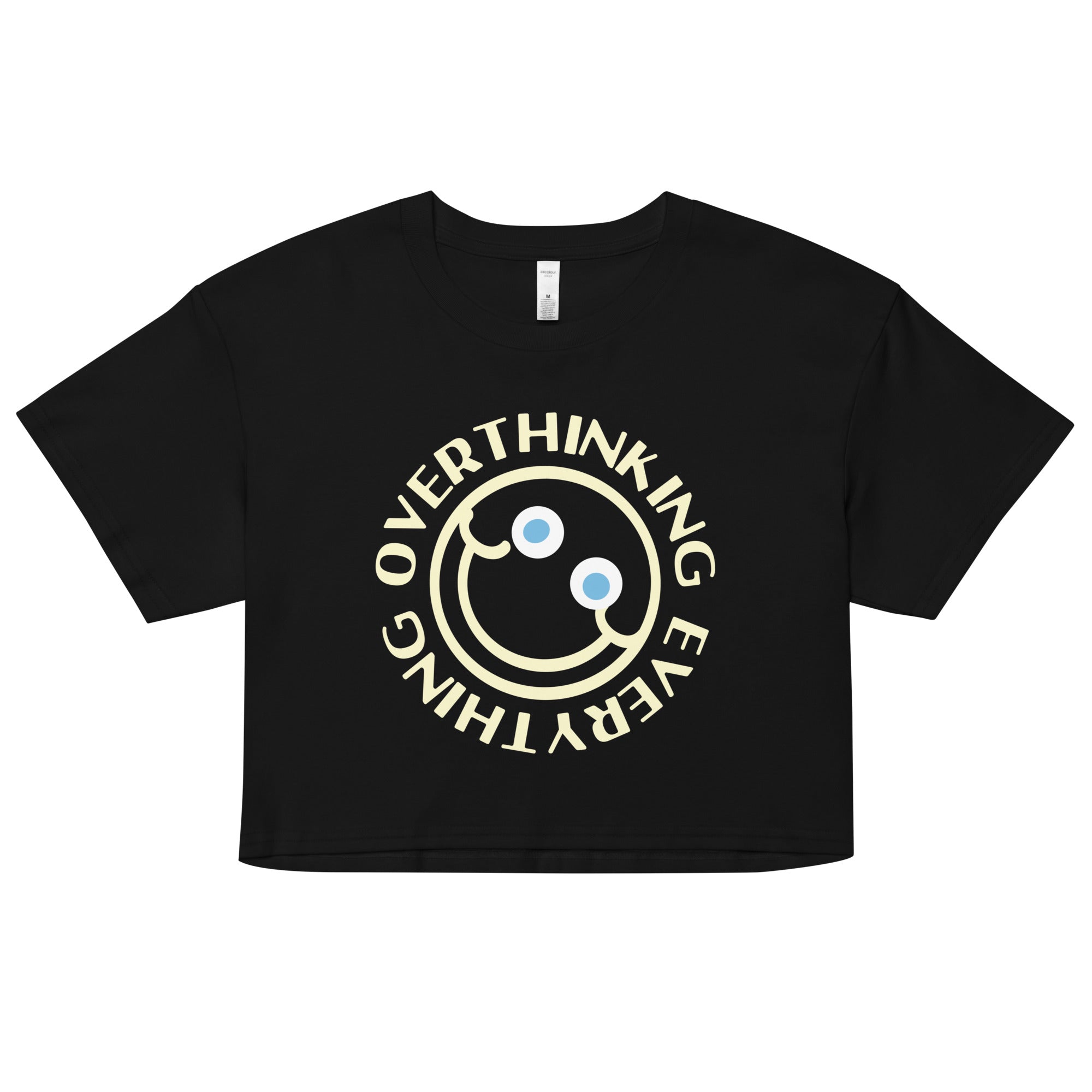 Overthinking Everything Women's Crop Tee