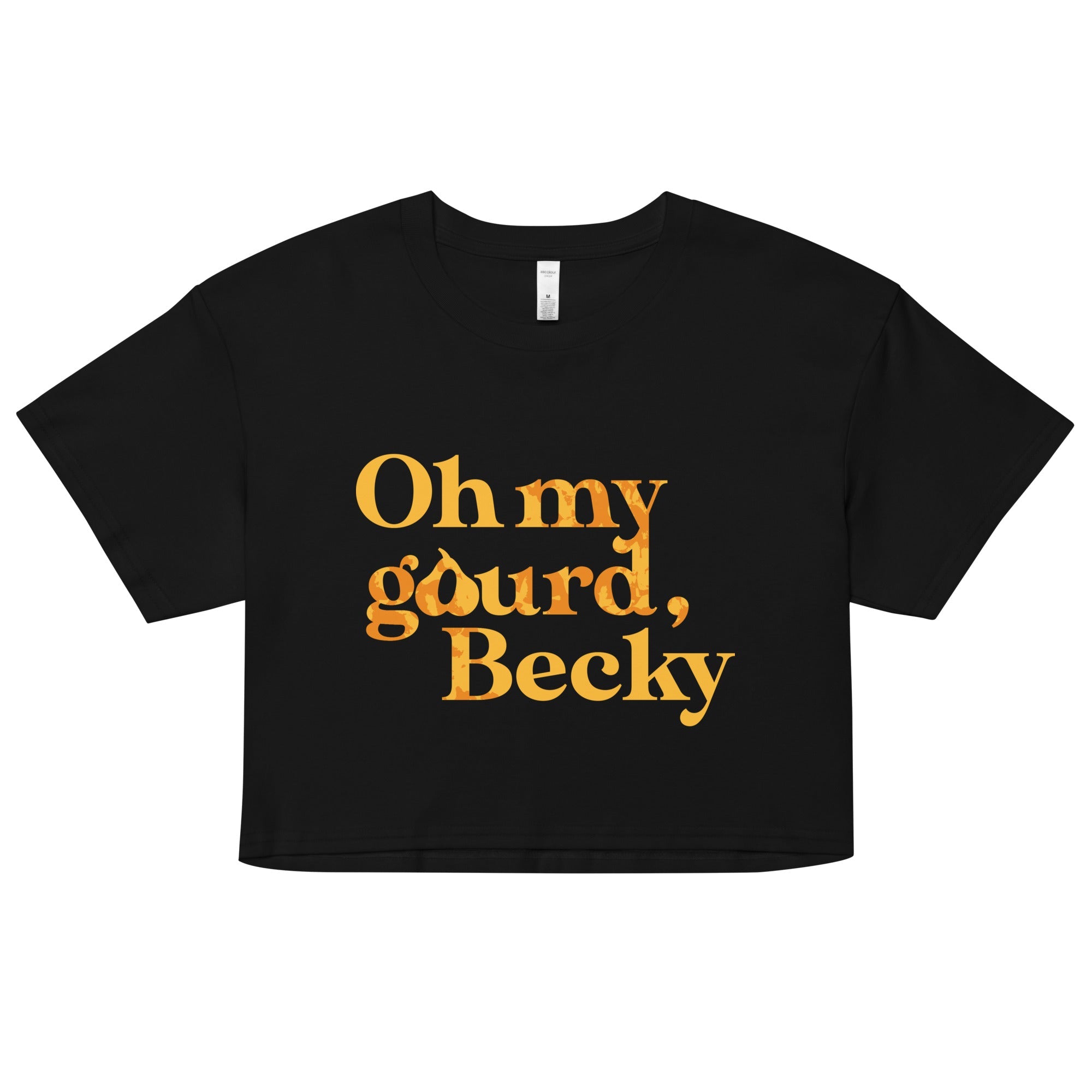 Oh My Gourd Becky Women's Crop Tee