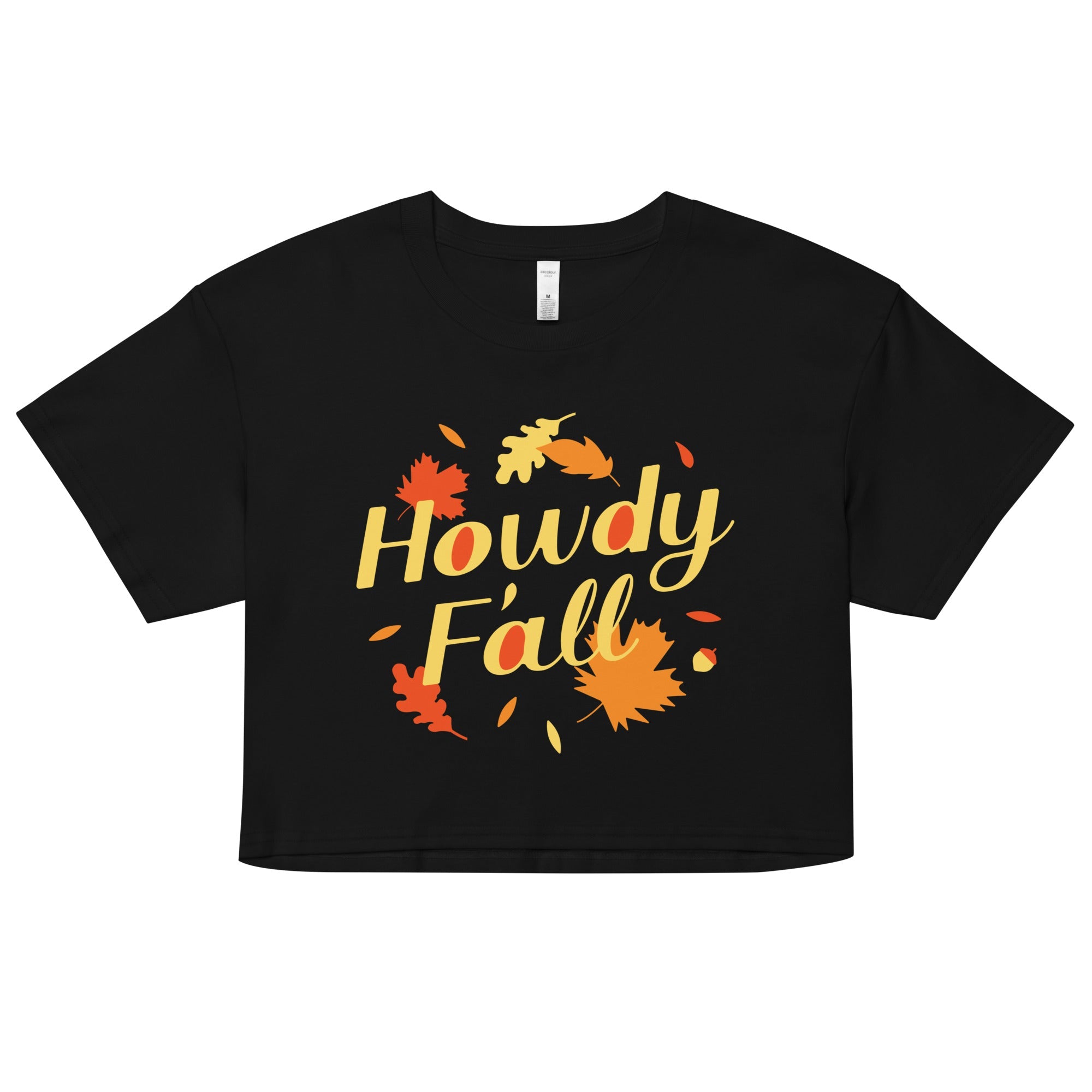 Howdy F'all Women's Crop Tee