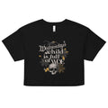 Wednesday's Child Is Full Of Woe Women's Crop Tee