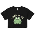 Toad Ya So Women's Crop Tee