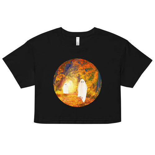 Autumn Ghosts Women's Crop Tee