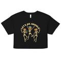 Let's Go, Ghouls! Women's Crop Tee